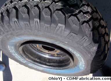 Inflate the tire after torquing