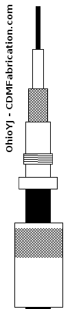 Install PL259 Connector Parts for Soldering