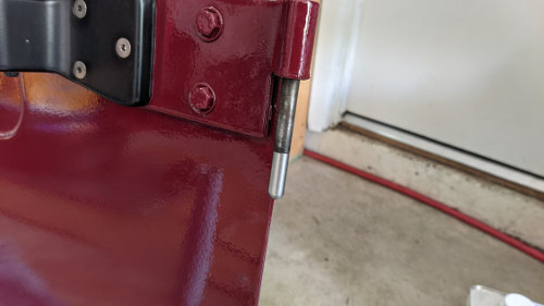 Door Pin Cleaning